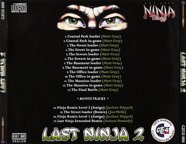 Various Artists - Last Ninja 2 Music Collection 2007 FLAC - Back.jpg